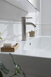 Смеситель для раковины Aquanet Steel AF210-10S купить в интернет-магазине сантехники Sanbest