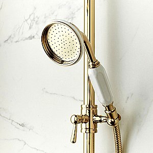 Душевая система Jacob Delafon CLEO 1889 E24311-BGG глянцевое золото купить в интернет-магазине сантехники Sanbest