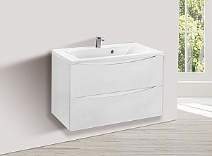 Тумба с раковиной Vincea Mia 800 G.White для ванной в интернет-магазине Sanbest