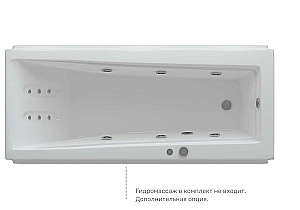 Ванна Aquatek Либра 150х70 LIB150-0000040 белая/слив справа купить в интернет-магазине Sanbest
