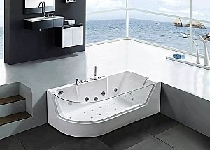 Ванна акриловая с гидромассажем CeruttiSpa С-403A 170x80 с гидромассажем белая купить в интернет-магазине Sanbest