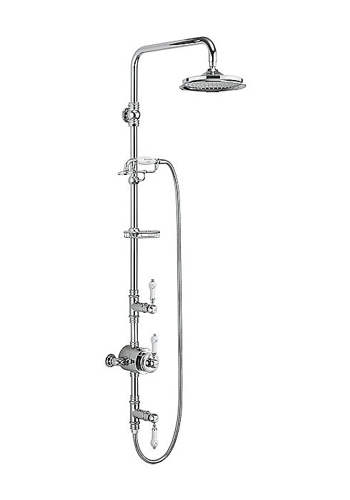 Душевая система Burlington Stour BF3S верхний душ 330 купить в интернет-магазине сантехники Sanbest