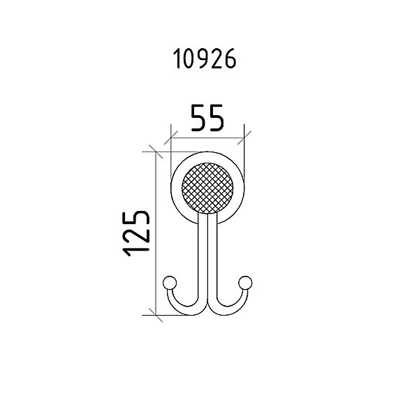 Крючок Boheme Royal Cristal 10926-CR хром/Swarovski купить в интернет-магазине сантехники Sanbest