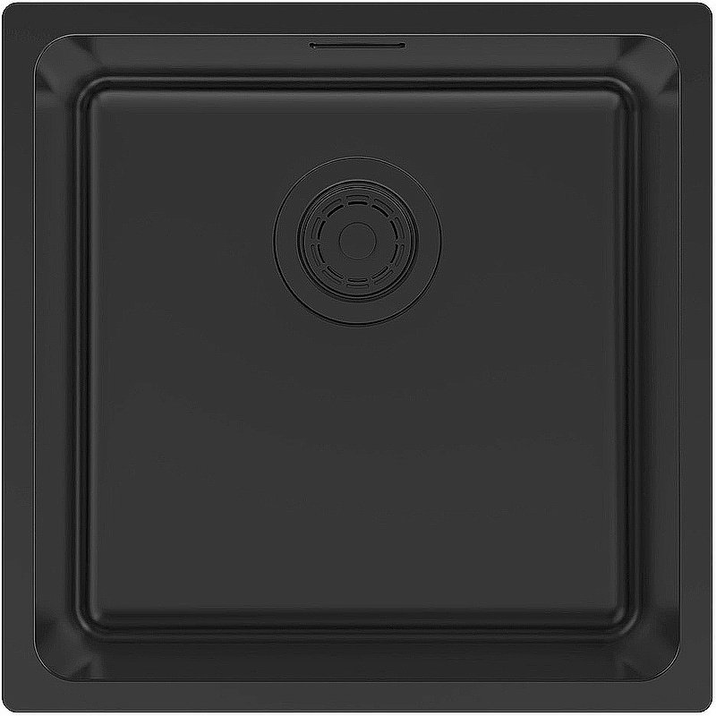 Кухонная мойка Paulmark Yuni 44 YU44-MBN черная матовая купить в интернет-магазине сантехники Sanbest