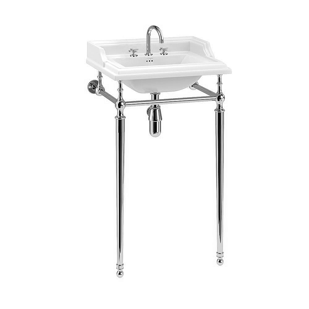 Консоль с раковиной Burlington Classic B20 3TH хром для ванной в интернет-магазине сантехники Sanbest