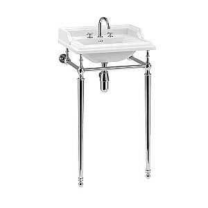 Консоль с раковиной Burlington Classic B20 3TH хром для ванной в интернет-магазине сантехники Sanbest