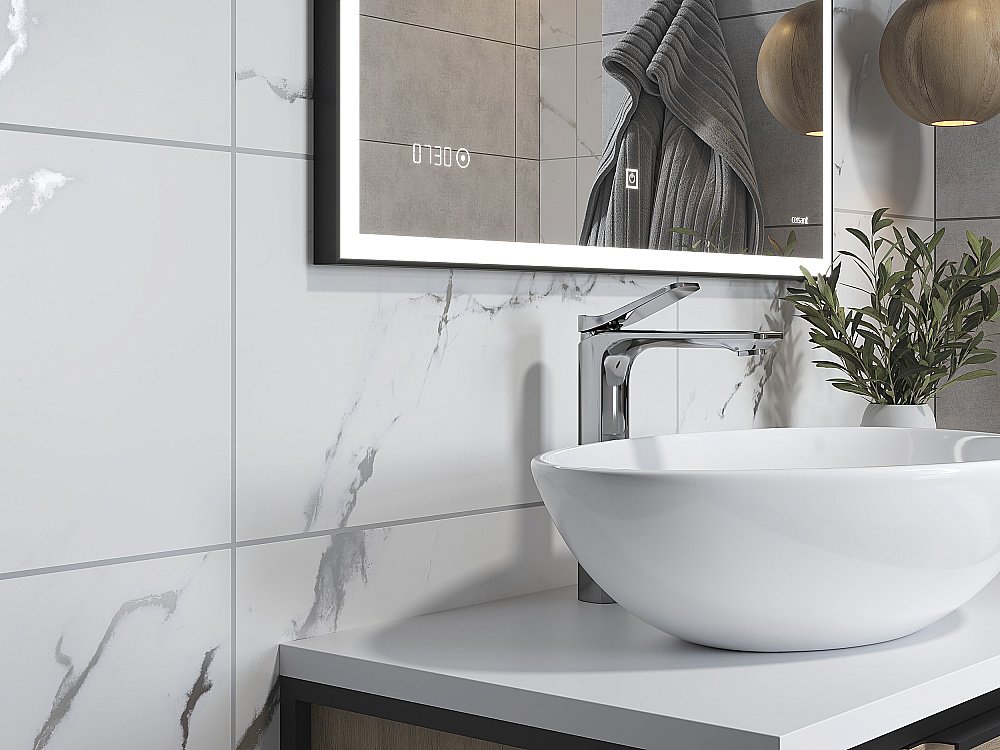 Раковина накладная Cersanit MODUO 57 63571 белая купить в интернет-магазине Sanbest