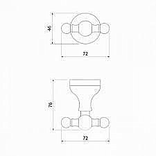 Крючок IDDIS Retro RETSS20i41 купить в интернет-магазине сантехники Sanbest
