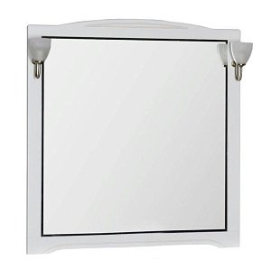 Зеркало Aquanet Луис 110 белое в ванную от интернет-магазине сантехники Sanbest