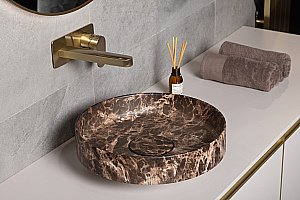 Раковина Boheme Corian 40 801-ED Emprador купить в интернет-магазине Sanbest