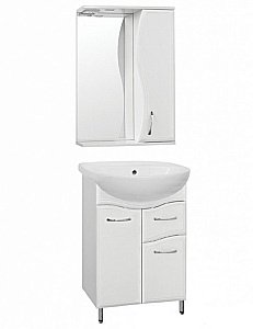 Тумба с раковиной Style Line Эко Волна №11 55 для ванной в интернет-магазине Sanbest