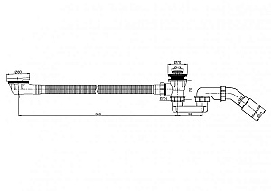 Слив-перелив для ванны Cezares CZR-STP3-BORO брашированное золото купить в интернет-магазине сантехники Sanbest