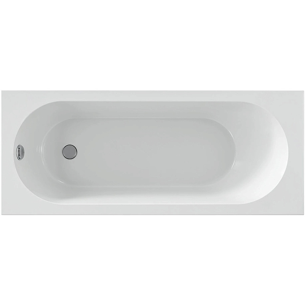 Ванна BAS Марбея 170х75 ВА00042 Solid Surface, белая матовая купить в интернет-магазине Sanbest