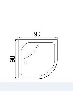Душевая кабина River Nara Light 44 90x90 МТ купить в интернет-магазине Sanbest