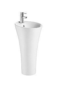 Напольная раковина CeruttiSpa Adelina 45,5 CT7274 белая купить в интернет-магазине Sanbest