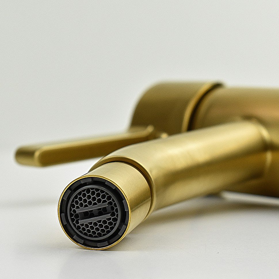 Смеситель для биде PAINI Brera 74PJ304 золото матовое купить в интернет-магазине сантехники Sanbest