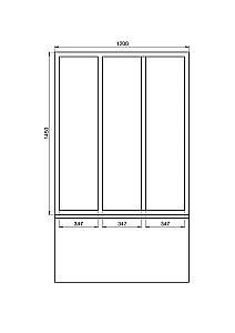 Шторка для ванны BAS Кэмерон ШТ00067 120 купить в интернет-магазине Sanbest