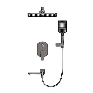 Душевая система WONZON & WOGHAND FORZA WW-939031-BGM темный графит купить в интернет-магазине сантехники Sanbest