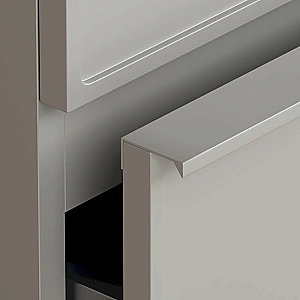 Тумба с раковиной Sancos Velta 80 VL80WG+CN7012 теплый серый матовая/раковина белая, с отверстием для ванной в интернет-магазине Sanbest