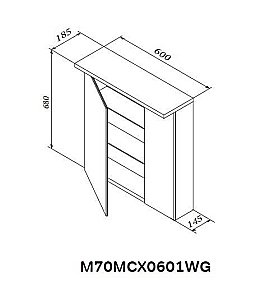 Зеркальный шкаф AM.PM Spirit 60 купить в интернет-магазине сантехники Sanbest