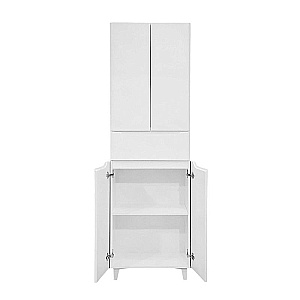 Пенал напольный Azario LOTOS 60 CS00106435 белый для ванной в интернет-магазине сантехники Sanbest