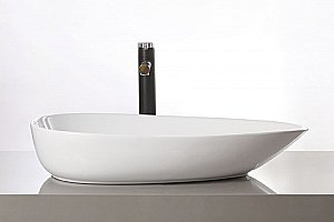 Раковина Abber Bequem 59 AC2117 белая купить в интернет-магазине Sanbest