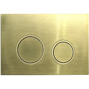 Кнопка для инсталляции Veconi Flush FLV11-G брашированное золото купить в интернет-магазине сантехники Sanbest