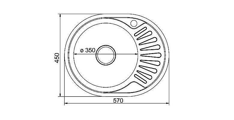 Мойка кухонная MIXLINE ML 528191 хром купить в интернет-магазине сантехники Sanbest