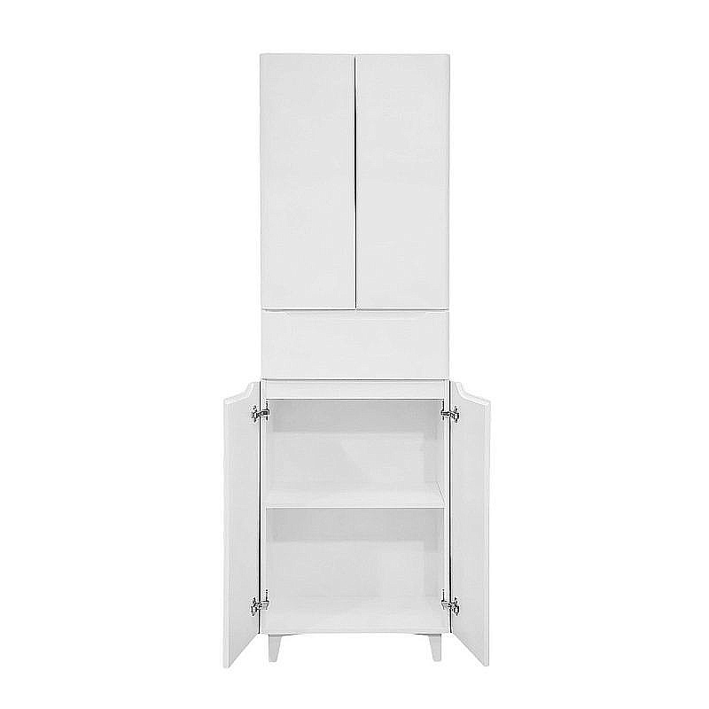 Пенал напольный Azario LOTOS 60 CS00106435 белый для ванной в интернет-магазине сантехники Sanbest