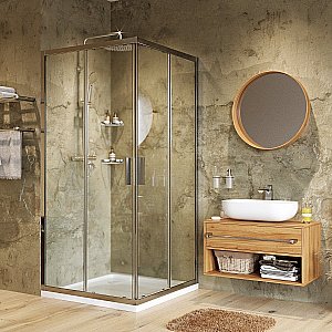 Душевой уголок WasserKRAFT Lippe 45S03 90x90 купить в интернет-магазине Sanbest