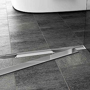 Душевой лоток Azario Klasik 75 AZ-CH 750/50 KN нержавеющая сталь купить в интернет-магазине Sanbest