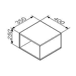 Полка AM.PM Func M8FOH0401WG 40 белая купить в интернет-магазине сантехники Sanbest