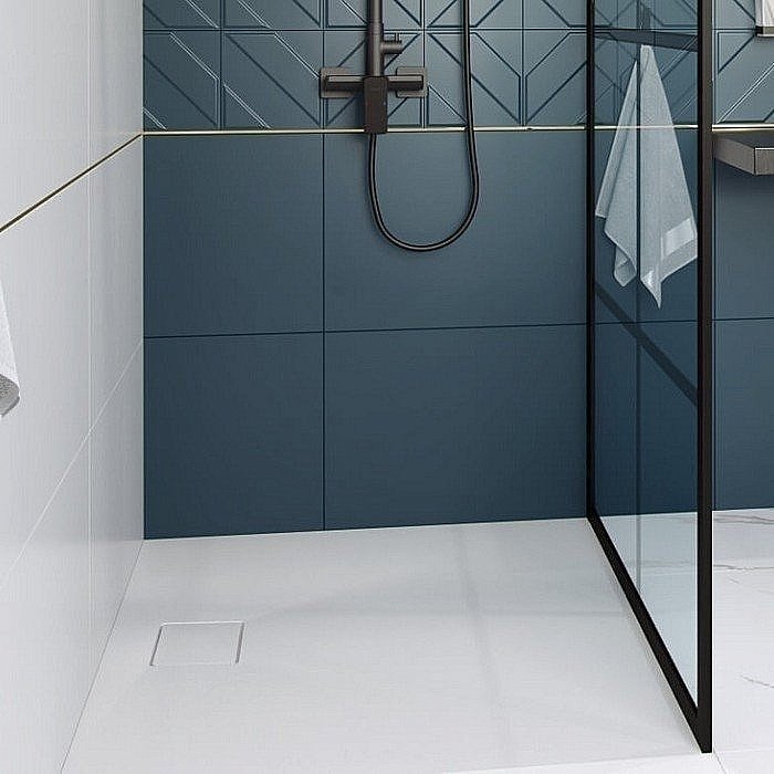 Душевой поддон Excellent Lavano 100x80 белый купить в интернет-магазине Sanbest