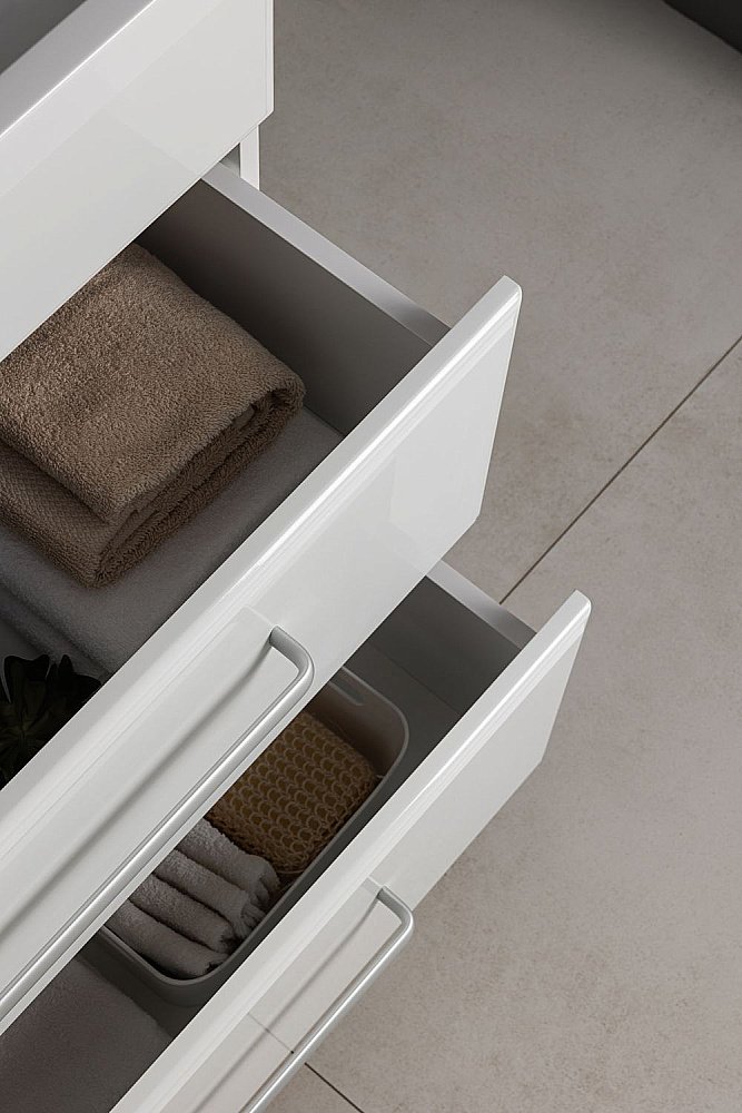 Тумба с раковиной Aquanet Лукка 302396 60 белый для ванной в интернет-магазине Sanbest