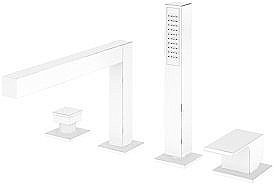 Смеситель для ванны Cezares PORTA-BVDM4-BIO белый матовый купить в интернет-магазине сантехники Sanbest