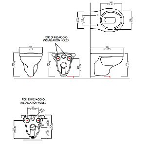Унитаз подвесной Devon&Devon Etoile IBWCSET белый купить в интернет-магазине Sanbest