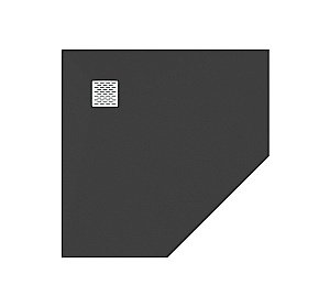 Душевой поддон Good Door Essentia PNT ЛП00274 90x90 черный купить в интернет-магазине Sanbest