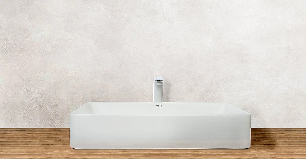 Раковина накладная WeltWasser WW ELBACH 2174 MW 60 белая матовая купить в интернет-магазине Sanbest