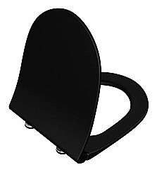 Сиденье для унитаза VitrA Sento 120-483-009 с микролифтом, черный матовый купить в интернет-магазине сантехники Sanbest