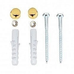 Крепление вертикальное  Kerasan 760391 для напольных унитазов/биде, золото купить в интернет-магазине сантехники Sanbest