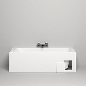 Ванна Salini Orlanda Kit S-Sense 170x80 102116G белая купить в интернет-магазине Sanbest