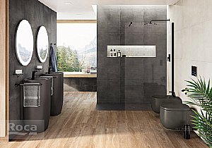 Раковина Roca Beyond 50 3270B0660 коричневая матовая купить в интернет-магазине Sanbest