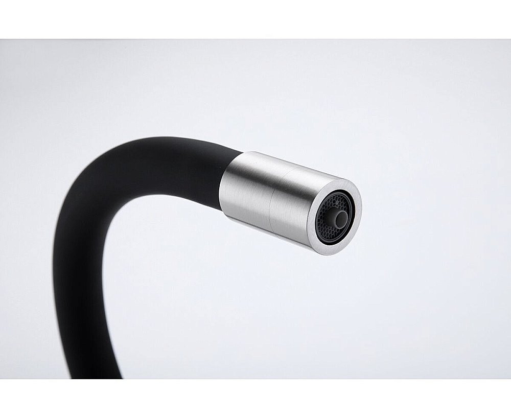 Смеситель для кухни Paulmark Salix Sa213419-BS брашированная сталь купить в интернет-магазине сантехники Sanbest