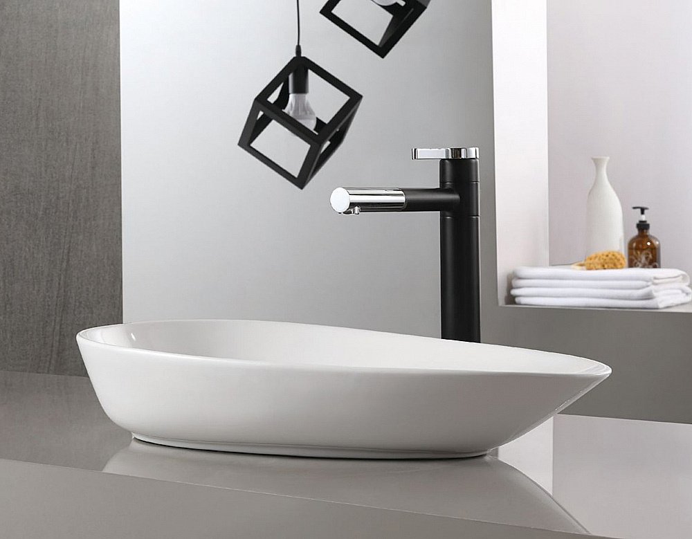 Раковина Abber Bequem 59 AC2117 белая купить в интернет-магазине Sanbest