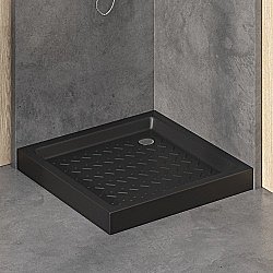 Душевой поддон RGW CER B 19170199-04 90х90 черный купить в интернет-магазине Sanbest
