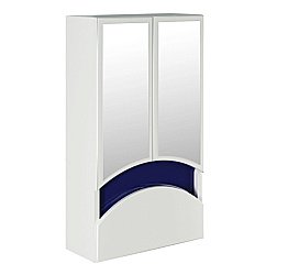 Зеркальный шкаф MIXLINE РАДУГА 522951 46 синий купить в интернет-магазине сантехники Sanbest