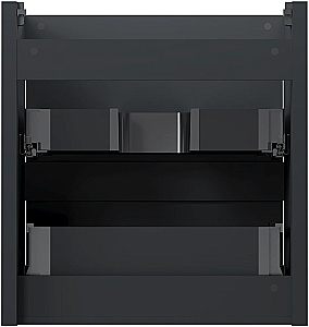 Тумба с раковиной Allen Brau Gravity 60 1.370008.AM антрацит матовый для ванной в интернет-магазине Sanbest