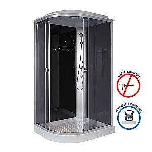 Душевая кабина Niagara Eco E120/80/13/TN 120х80 стекло тонированное/профиль хром купить в интернет-магазине Sanbest