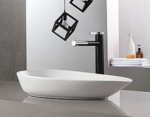 Раковина Abber Bequem 59 AC2117 белая купить в интернет-магазине Sanbest