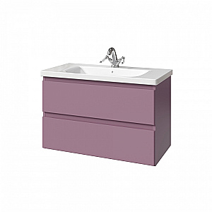 Тумба с раковиной Caprigo Forte 90 два ящика, цвет на выбор/эмаль для ванной в интернет-магазине Sanbest